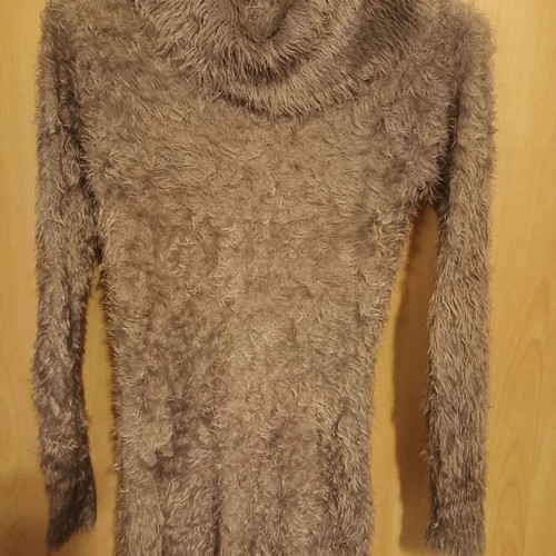 Jazz beige chenille turtleneck sweater L-XL like new