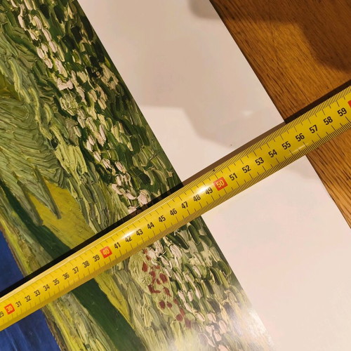 Van Gogh poster used, museum quality