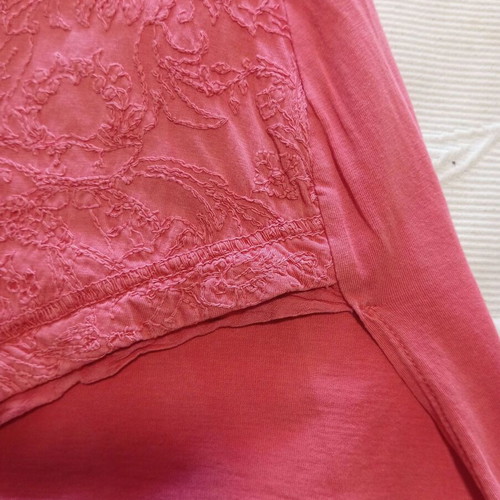 Vintage Just Angels Long Top with Crossed Straps and Beads, Like New