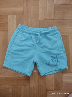 Marks & Spencer boys' shorts like new, turquoise, size 116 cm, 6 years