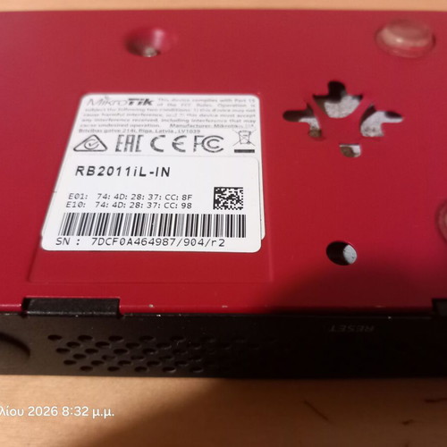 MikroTik Routerboard RB201 1iL-IN used