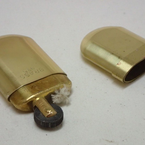 Vintage Brass No5 Oil Lighter from the 1980s, like new