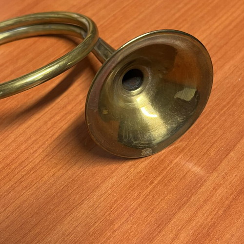 Μπρούτζινη σάλπιγγα vintage διακοσμητική μεταχειρισμένη