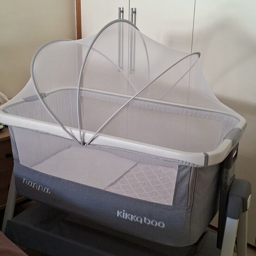 Kikka Boo Nanna baby cot like new with storage and mosquito net