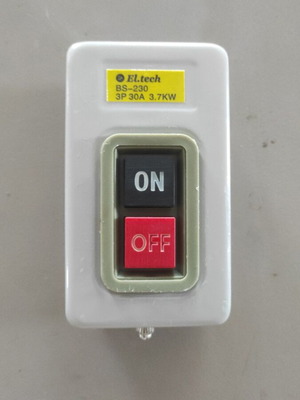 Μεταλλική εξωτερική μπουτονιέρα On/Off El.tech BS-230 σαν καινούργιο