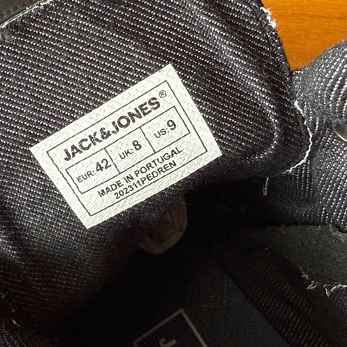 Jack & Jones black boots size 42 like new