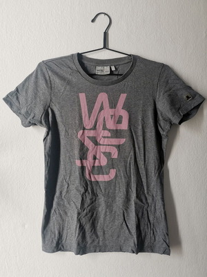 WeSC Overlay T-shirt women like new, grey, size M