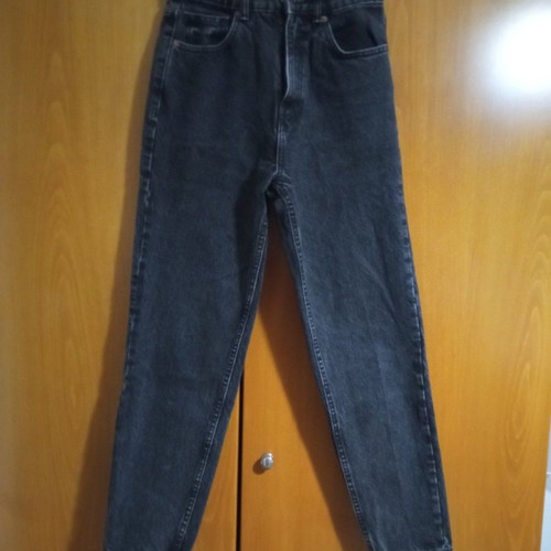 Zara Mom Style Jeans XS 34 used, high waist, black