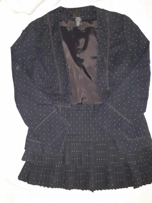 Σετ BCBG Max Azria με μίνι φούστα σαν καινούργιο, μαύρο