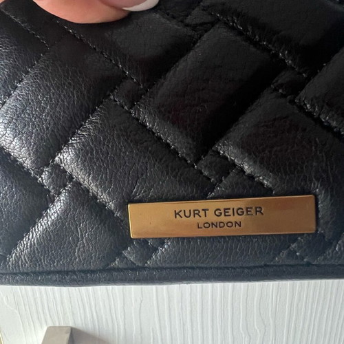 Kurt Geiger crossbody bag black leather new