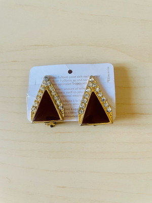 Vintage earrings used multicolor 80's