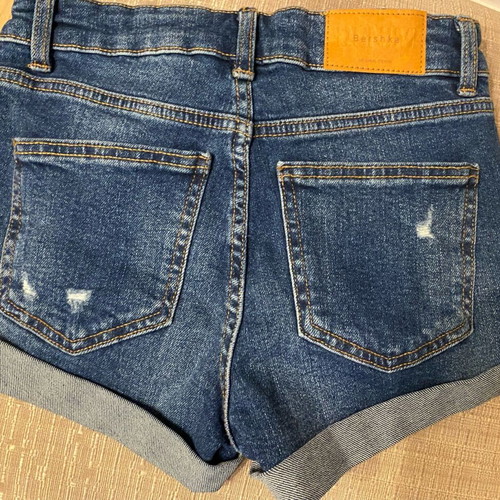 Bershka denim shorts new, size 32, blue