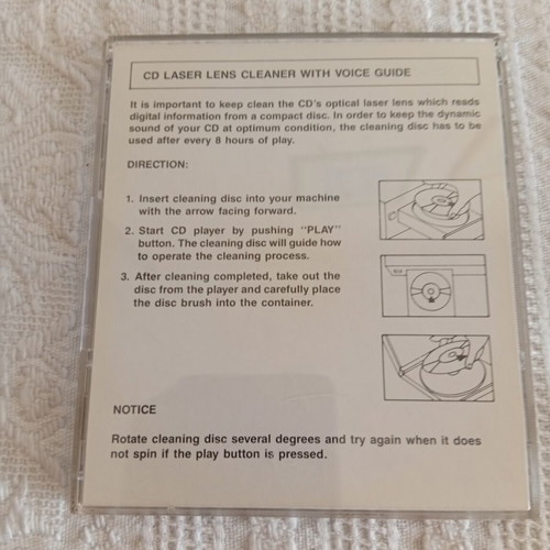 Alcon CD Laser Lens Audio Cleaner like new