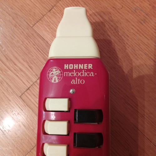 Melodica Hohner Alto Vintage New Old Stock Red Colour