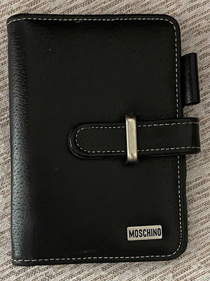 Moschino vintage 1998 leather notebook like new