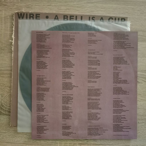 Wire A Bell Is A Cup vinyl used, Greek edition 1988