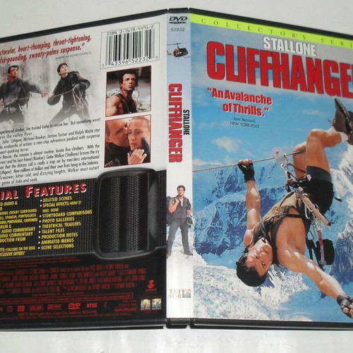 Cliffhanger DVD collector's edition 1993 like new with English subtitles