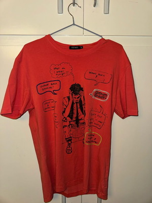 Antony Morato T-shirt XL like new, red with print