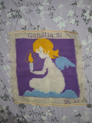 Handmade embroidery like new