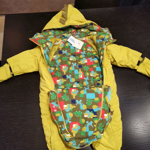 Baby jumpsuit jacket for 12 months new with dinosaur design