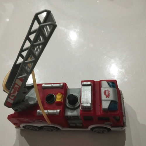 Fire truck used with small toy set