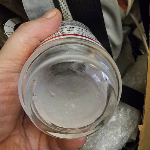 Budweiser Vintage Beer Glass with Historic Logo from 80s