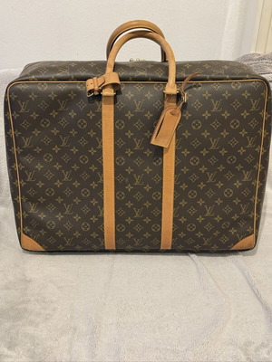 Louis Vuitton handbag like new, brown, carry-on size