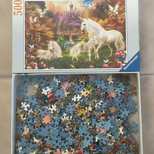 Puzzle Magical Unicorn 500pcs like new