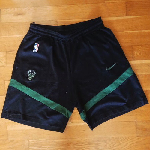 Milwaukee Bucks basketball shorts, size medium