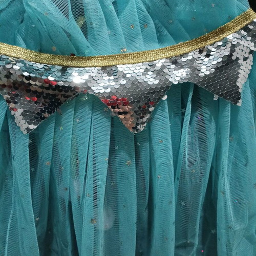 Princess Elsa costume set new, cape with tulle and star accessories
