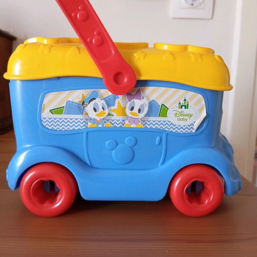 Mickey Mouse car with 9 blocks used