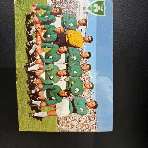 Panathinaikos collectible postcard 1969–1971, Wembley era