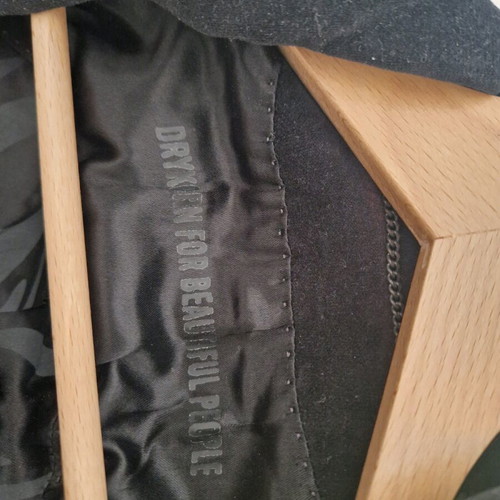Drykorn for beautiful people jacket used, small, dark brown-black