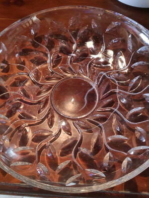 Large serving platter used