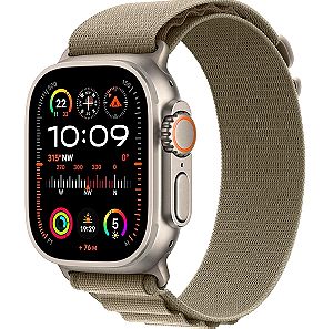 Apple Watch Ultra 2 49mm Titanium Olive Alpine Loop S