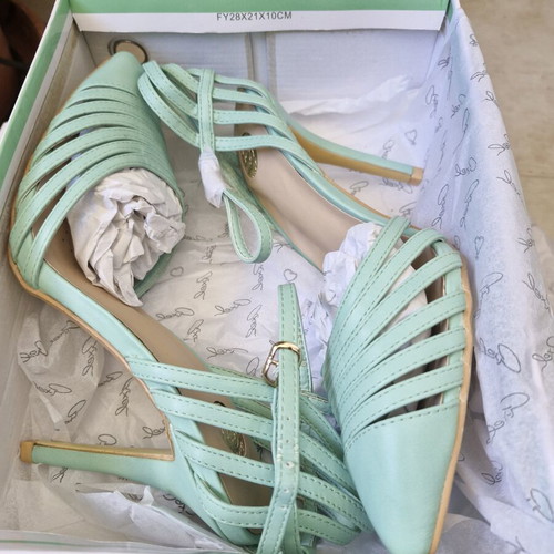 Axel Mint Vintage High Heeled Sandals Size 40