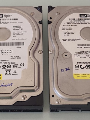 Western Digital WD Caviar 3.5" SATA HDD 80GB, pack of 2