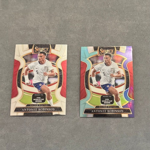 Panini 2025-26 Select Road To FIFA World Cup USA lot of 2 cards
