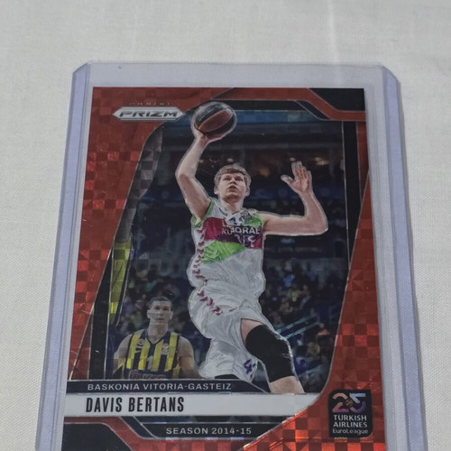 Davis Bertans Red Prizm Euroleague 2024-2025 card like new
