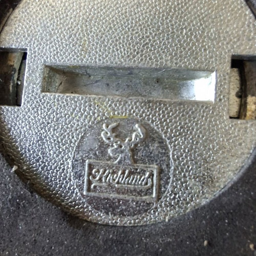 Vintage piggy bank used, possibly silver plated