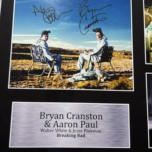 Breaking Bad Multi-Photo Signed A3 Poster new