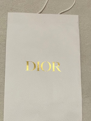 Dior bag new with gold letters embossed texture large vertical