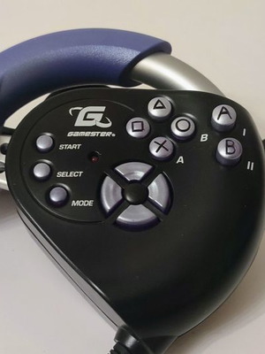SONY Playstation - Gamester PSX Wheel Pad Controller Black/Blue