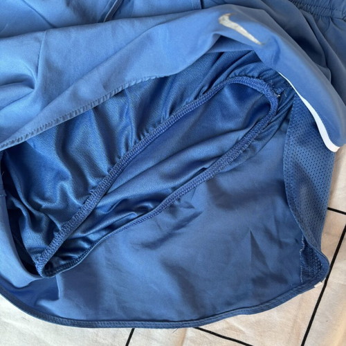 Nike Dri-FIT women's running shorts size M like new, blue