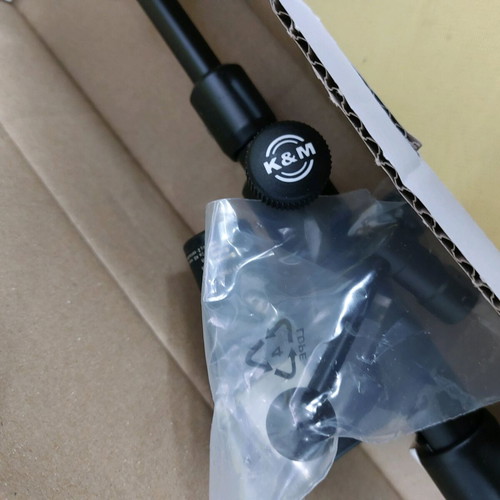 Mic boom extension arm KONIG+MEYER new, black