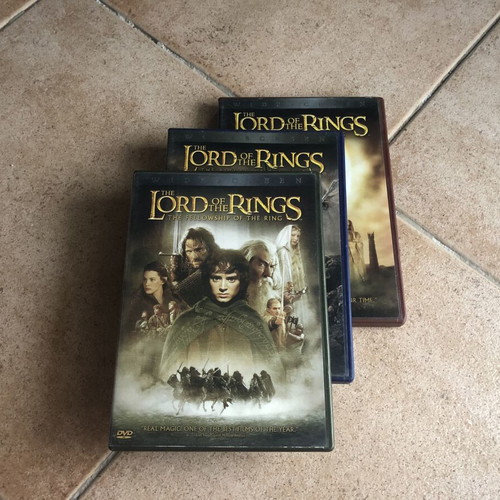 Lord of the Rings Trilogy DVD used, Region 1, first edition with Gollum gift