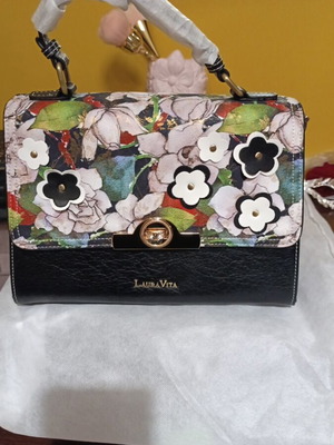 Laura Vita crossbody shoulder bag new multicolor
