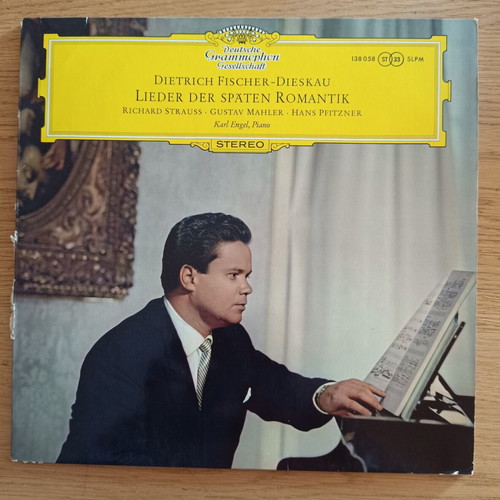 Dietrich Fischer-Dieskau Lieder der Spaten Romantik vinyl used, classical