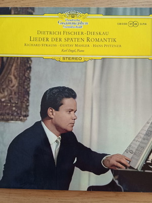 Dietrich Fischer-Dieskau Lieder der Spaten Romantik vinyl used, classical