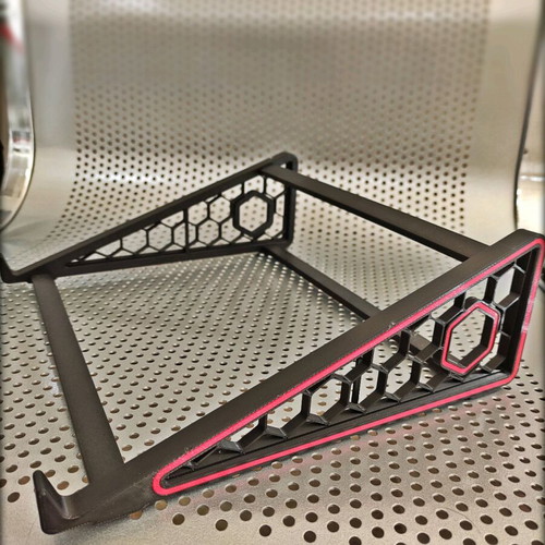 Laptop Stand with 3D Printed Hexa-Hex Design New